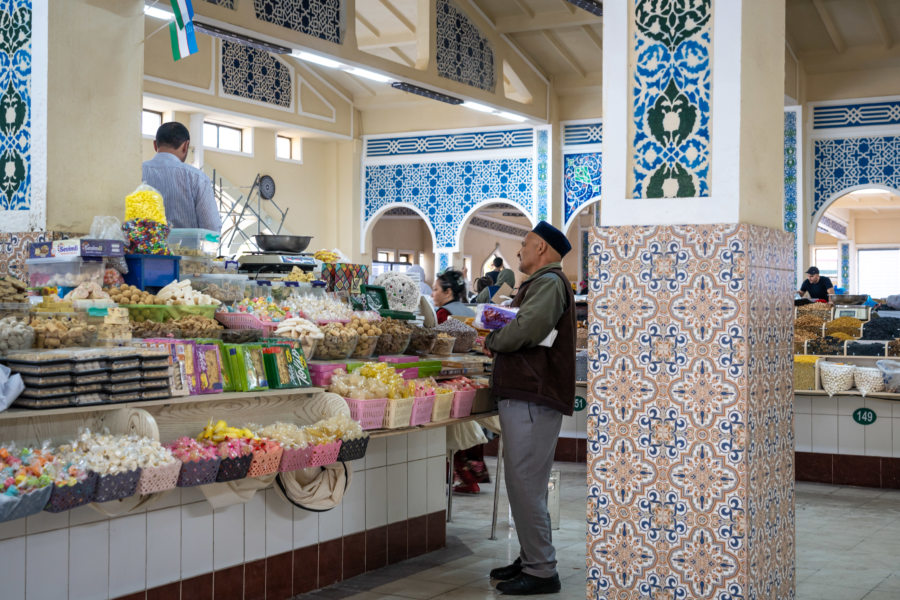 Visite du bazar de Boukhara en Ouzbékistan