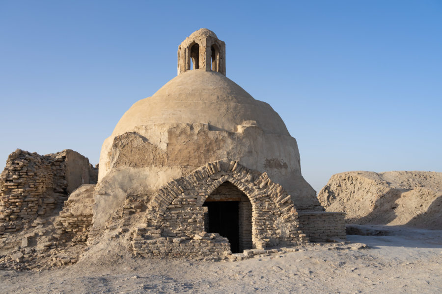 Ruines dans la forteresse Ark de Boukhara