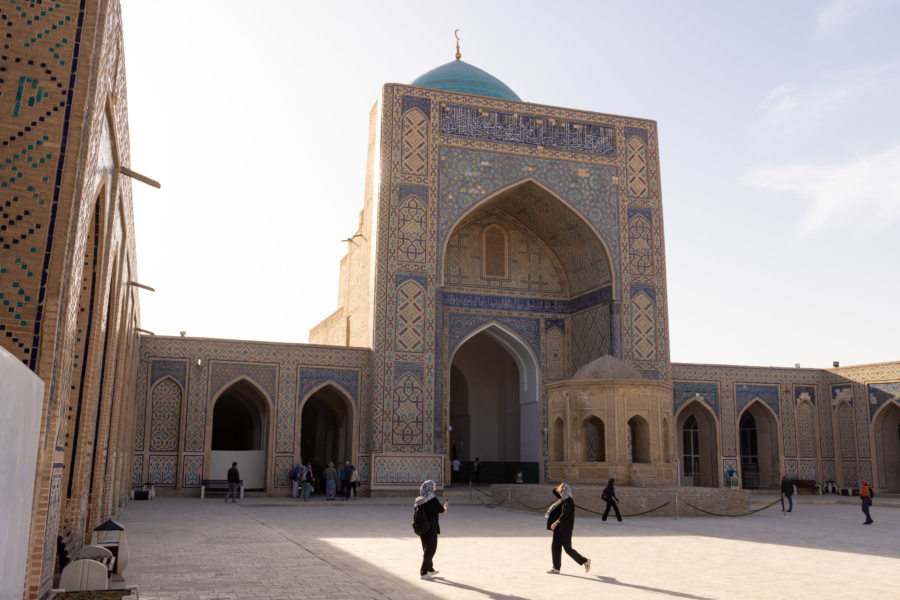 Visite de la mosquée Kalon à Boukhara