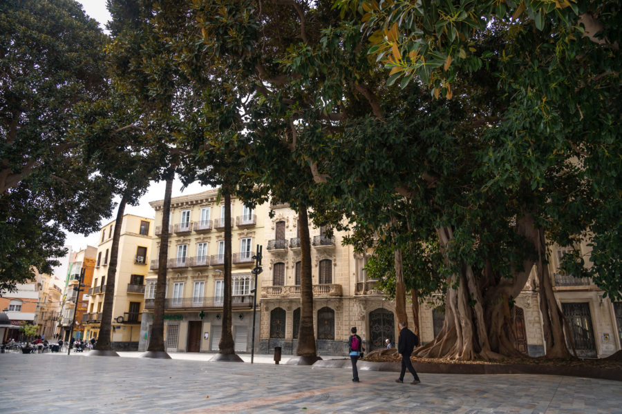Place San Francisco à Cartagena en Espagne