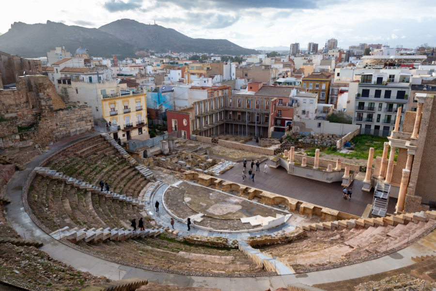 Théâtre romain de Carthago Nova en Espagne