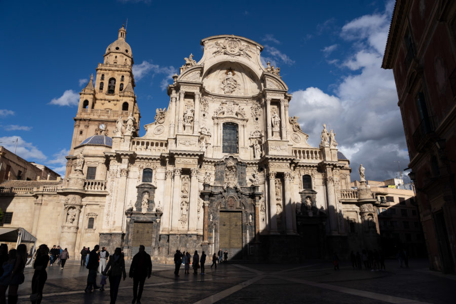 Cathédrale baroque de Murcie en Espagne