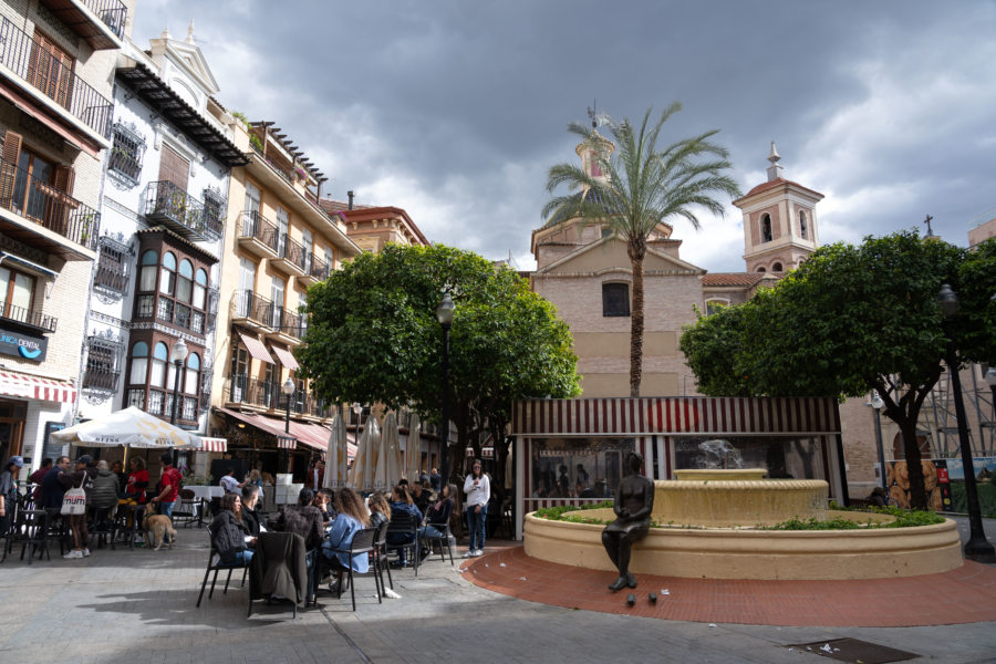 Place de las flores à Murcie en Espagne