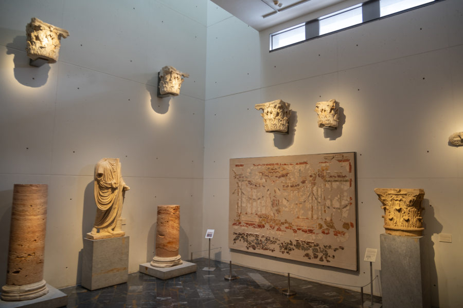 Visite du théâtre romain de Carthagène en Espagne