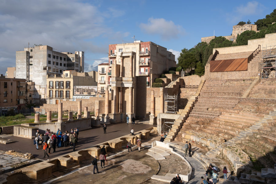 Visite du théâtre romain Carthago Nova